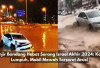 Banjir Bandang Hebat Serang Israel di Akhir Tahun 2024, Kota Lumpuh dan Mobil Mewah Terseret Arus!