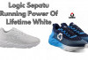Logic Power Of Lifetime White: Sepatu Running Ringan dan Nyaman untuk Aktivitas Harian