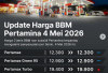 BBM Naik, Harga Pertamina Dex Tembus Rp27.900/Liter, Berlaku Mulai Hari ini