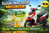 Suzuki Nex 2026 Diam-Diam Bakalan Launching, Skutik 113 cc Ini Fokus Irit Buat Harian di Perkotaan