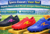 Review Specs Exor Red: Sepatu Bola Lokal Murah Rasa Premium, Desain Minimalis dengan Traksi Agresif