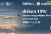 15 Kode Promo Tiket Pesawat Terbaru 27 Juni 2024, Qatar Airways Diskon 12 Persen, Airasia Potongan Rp1 JUTA!