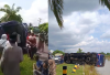 Sopir Asik Main Hape, Hendak Antar Jemaah Haji Bus Putra Sulung Terguling di OKU Timur, 2 Orang Patah Tulang