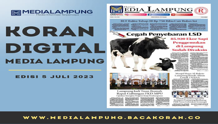 Koran Hybrid Pertama di Indonesia Baca Media Lampung Edisi Rabu 05 Juli 2023