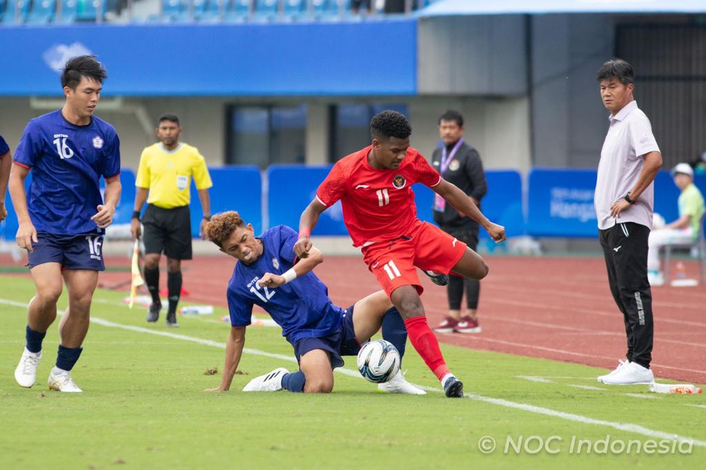 Kalah dari Taiwan, Timnas Indonesia U-24 Sulit ke 16 Besar