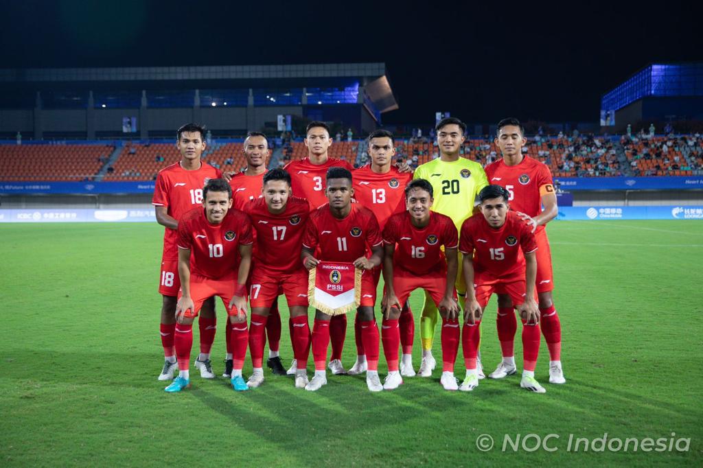 Joss! Indonesia Langsung Cukur Kyrgizstan 2-0, Buka Kans ke 16 Besar Asian Games Hangzhou