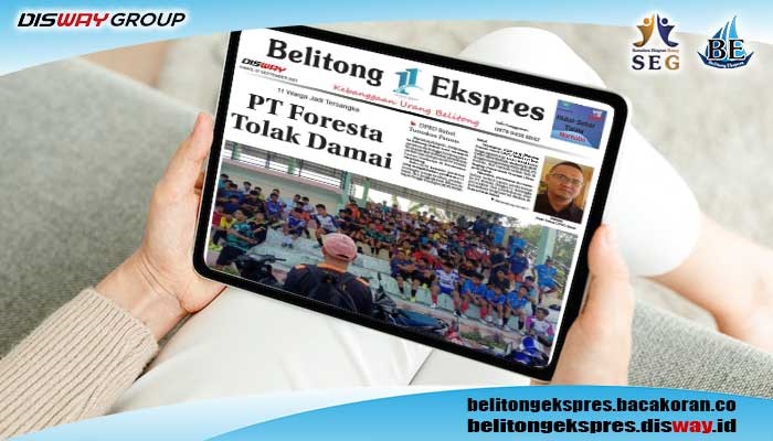 Koran Belitong Ekspres Edisi, Kamis 07 September 2023
