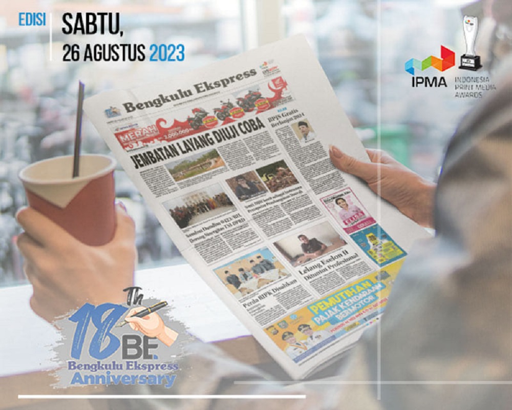 Koran Bengkulu Ekspress Edisi, Selasa 05 September 2023