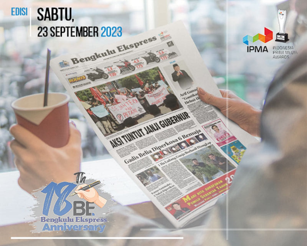 Koran Bengkulu Ekspress Edisi Sabtu 23 September 2023