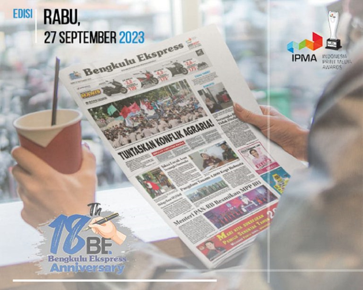 Koran Bengkulu Ekspress Edisi Rabu 27 September 2023