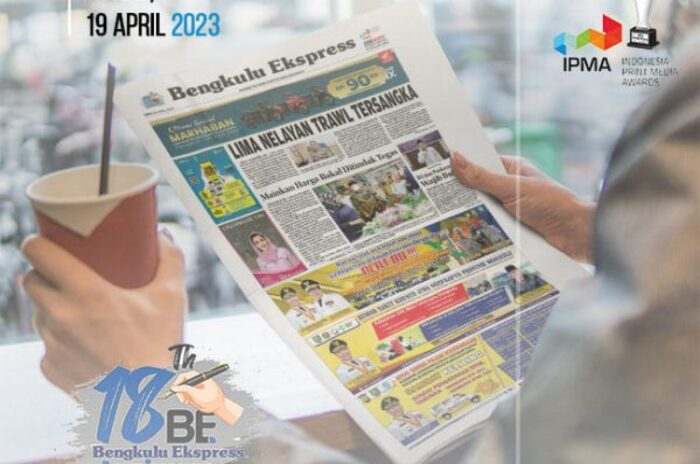 Baca Bengkulu Ekspress Senin Edisi 24 April 2023