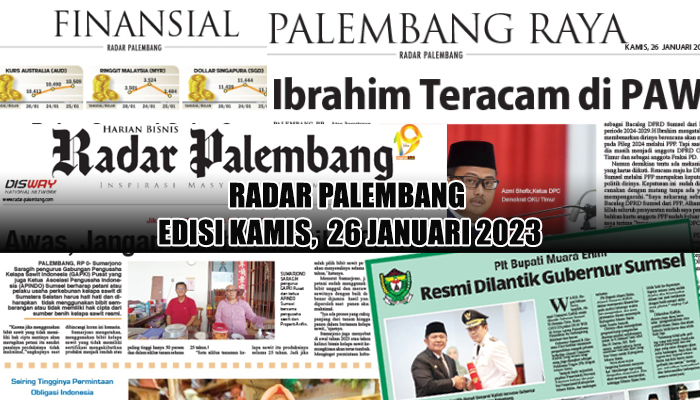 Radar Palembang Edisi 26 Januari 2023