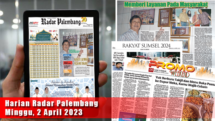 Baca Radar Palembang Edisi 02 April 2023