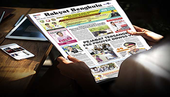 Koran Hybrid Pertama di Indonesia Baca Rakyat Bengkulu Edisi Senin 03 Juli 2023