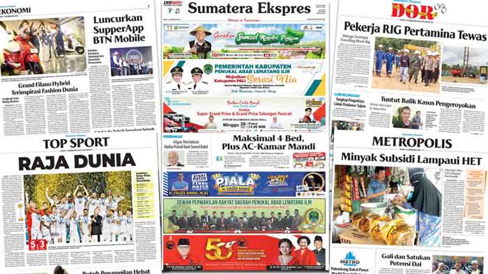 Baca Sumatera Ekspres Edisi 13 Februari 2023