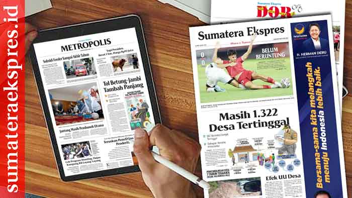 Baca Sumatera Ekspres Edisi 15 Juni 2023