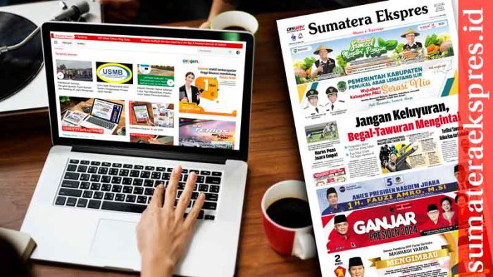 Koran Hybrid Pertama di Indonesia Baca Sumatera Ekspres Edisi Minggu 16 Juli 2023