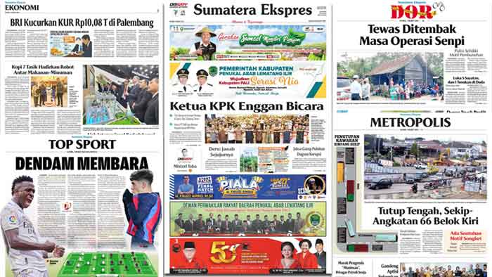 Baca Sumatera Ekspres Edisi  02 Maret 2023