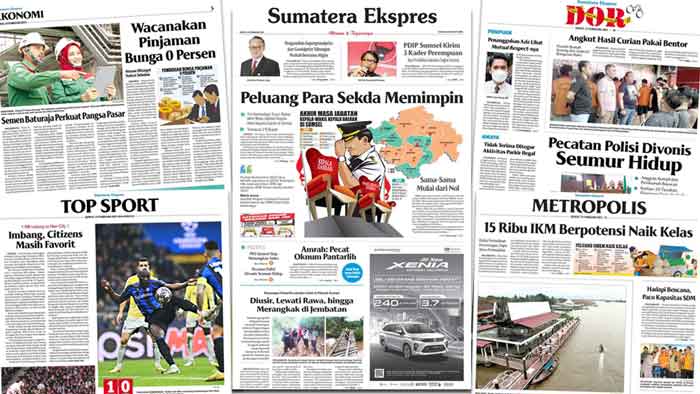 Baca Sumatera Ekspres Edisi 24 Februari 2023