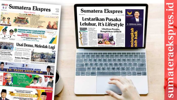 Koran Sumatera Ekspres Edisi, Minggu 30 Juli 2023