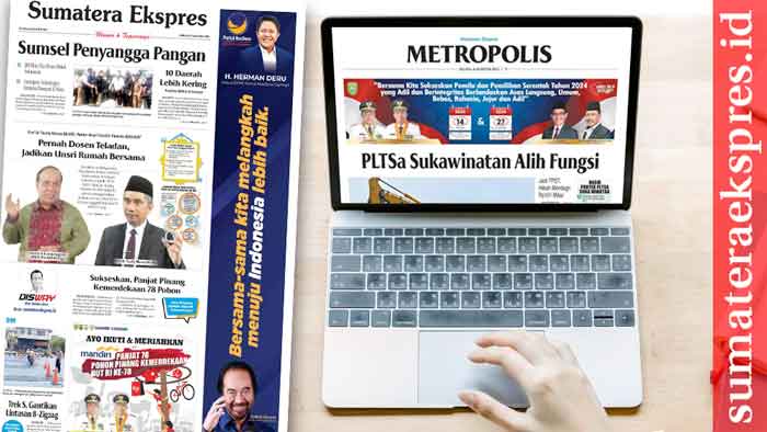 Koran Sumatera Ekspres Edisi, Selasa 08 Agustus 2023