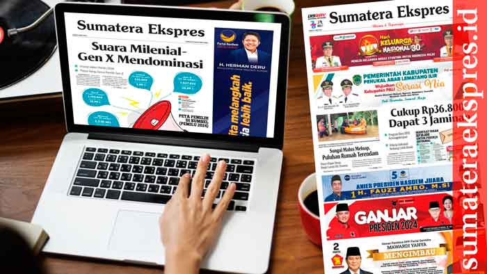 Koran Hybrid Pertama di Indonesia Baca Sumatera Ekspres Edisi 08 Juli 2023