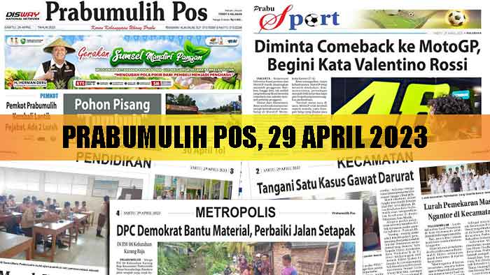 Baca Prabumulih Pos Edisi 29 April 2023