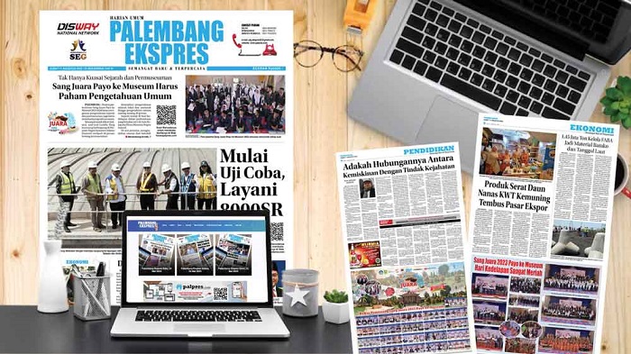 Koran Palembang Ekspres Edisi, Jum’at 11  Agustus 2023