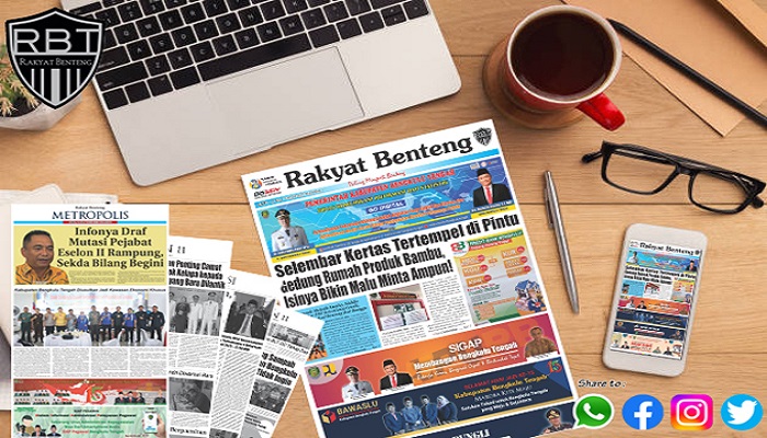 Koran Hybrid Pertama di Indonesia Baca Rakyat Benteng Edisi Jumat 14 Juli 2023