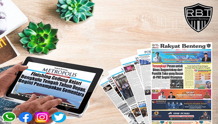 Koran Hybrid Pertama di Indonesia Baca Rakyat Benteng Edisi Sabtu 15 Juli 2023