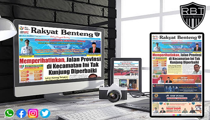 Koran Hybrid Pertama di Indonesia Baca Rakyat Benteng, Senin  Edisi 17 Juli 2023