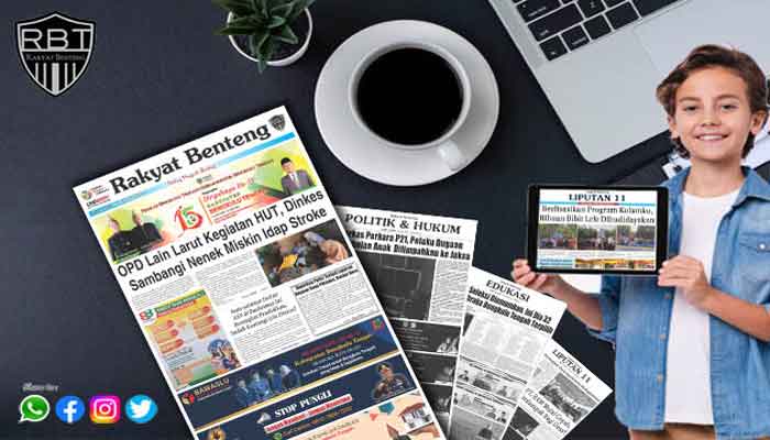 Koran Hybrid Pertama di Indonesia Baca Rakyat Benteng Edisi Jumat 23 Juni 2023