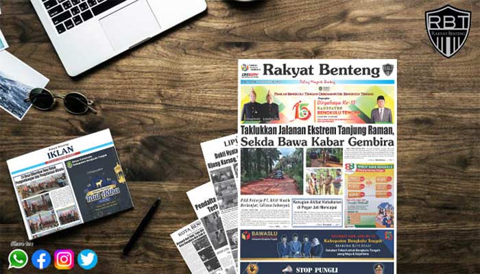 Koran Hybrid Pertama di Indonesia Baca Rakyat Benteng Edisi Rabu 28 Juni 2023