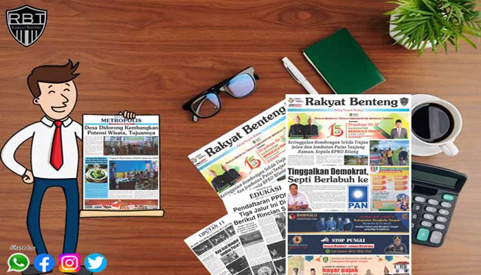 Koran Hybrid Pertama di Indonesia Baca Rakyat Benteng Edisi Kamis 29 Juni 2023