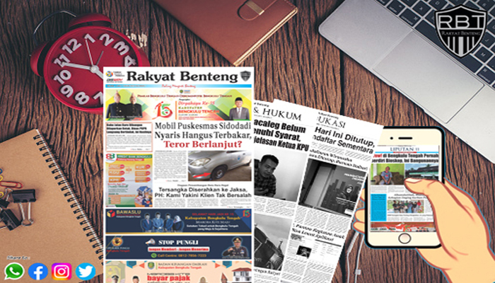 Koran Hybrid Pertama di Indonesia Baca Rakyat Benteng Edisi Selasa 04 Juli 2023
