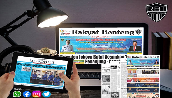 Koran Hybrid Pertama di Indonesia Baca Rakyat Benteng, Edisi Selasa 18 Juli 2023