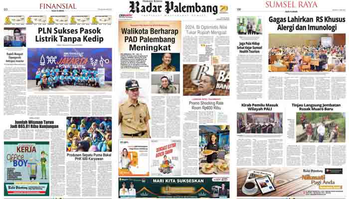 Baca Radar Palembang Edisi 09 Juni 2023