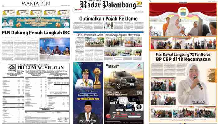 Baca Radar Palembang Edisi 10 April 2023