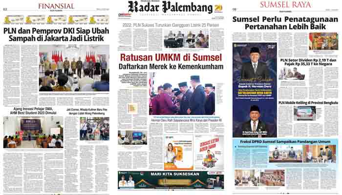 Baca Radar Palembang Edisi 12 Juni 2023