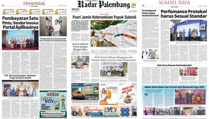 Baca Radar Palembang Edisi 15 Juni 2023