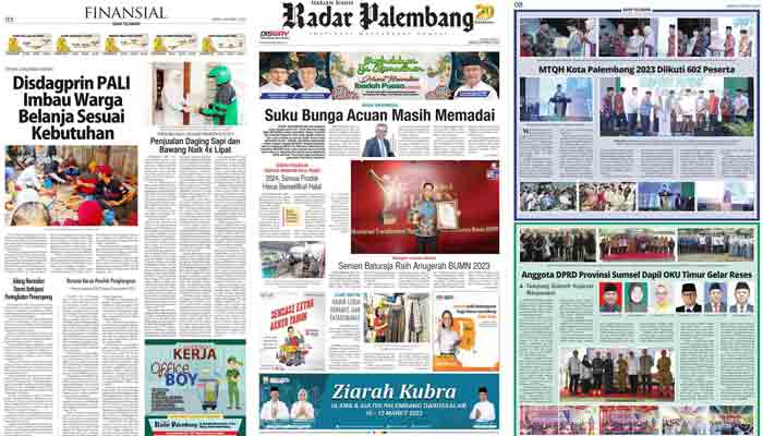 Baca Radar Palembang Edisi 20 Maret 2023