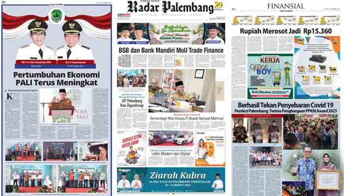 Baca Radar Palembang Edisi 21 Maret 2023