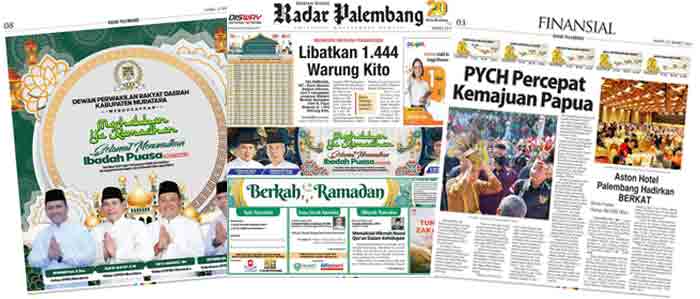 Baca  Radar Palembang Edisi 23 Maret 2023