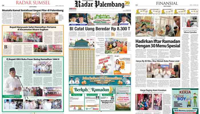 Baca Radar Palembang Edisi 27 Maret 2023