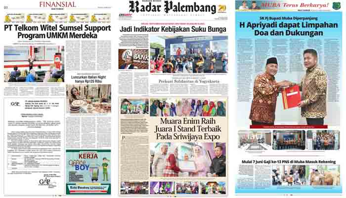 Baca Radar Palembang Edisi 30 Mei 2023