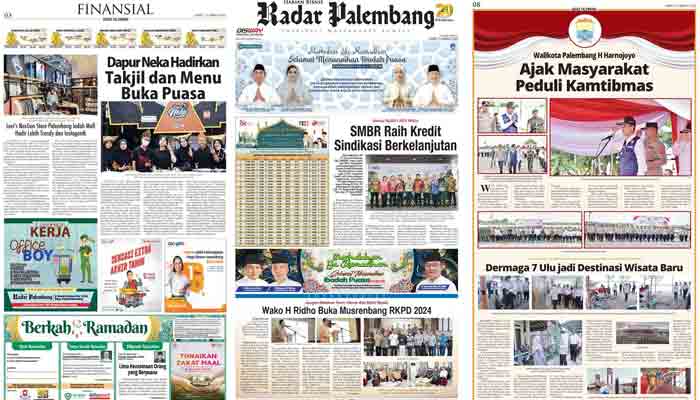 Baca Radar Palembang Edisi 31 Maret 2023