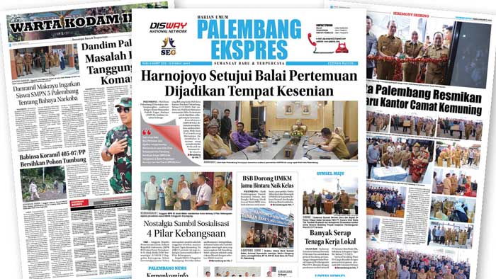 Baca Palembang Ekspres Edisi Rabu, 08 Maret 2023