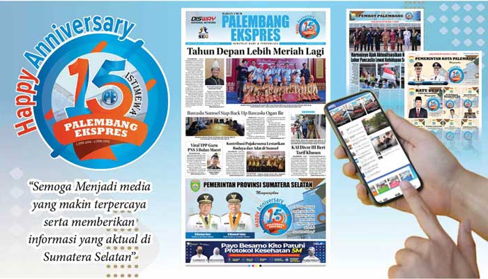 Baca Palembang Ekspres Edisi Sabtu 03 Juni 2023