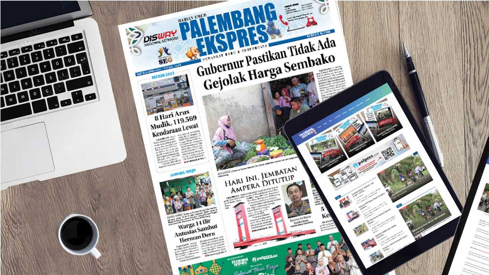 Baca Palembang Ekspres Sabtu Edisi 22 April 2023