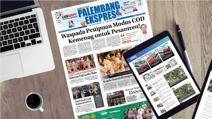 Baca Palembang Ekspres Senin Edisi  24 April 2023